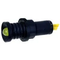 Indicator Led recessed yellow 230Vac Ø10Mm Ip20 leads 300Mm  Lkm220-Y