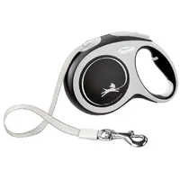 Inerces pavada suņiem - Trixie New Comfort, tape leash, L 5 m, black  108895 4000498043721