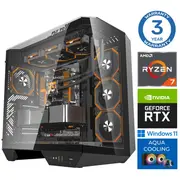 Intop Aqua Ryzen 7 9700X 32Gb Ddr5 1Tb Ssd M.2 Nvme Rtx5070 12Gb Win11  T207411544146 T244146Wh