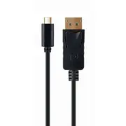 Kabelis Gembird Usb Type-C Male - Displayport 4K60Hz 2M Black  A-Cm-Dpm-01