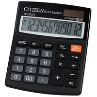 Kalkulators Citizen Sdc-812Bn, 100X125X34Mm  Cit812 4750396002497