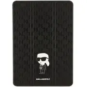 Karl Lagerfeld Klfc10Sakhpkk iPad 10.2  Folio Magnet Allover Cover czarny black Saffiano Monogram Ikonik 3666339119119 39269097