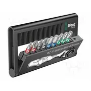 Tools set screwdriver bits plastic box 1/4 10Pcs.  Wera.05057418001 05057418001