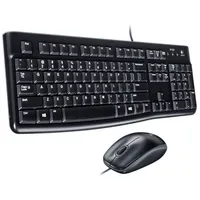 Logitech Mk120 Combo Wired Keyboard  Mouse, Usb, Us, Black 920-002563 509920602067
