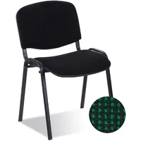 Krēsls Nowy Styl Iso Black C-32, melns ar zaļu  350-00167 4820042394877