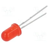 Led 5Mm red 100160Mcd 30 Front convex 22.4V No.of term 2  333-2Sdrd/S530-A3