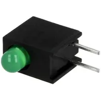 Led in housing green 3Mm No.of diodes 1 20Ma 40 2.22.5V  L-710A8Ew/1Gd