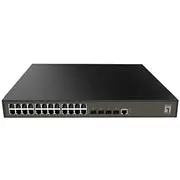 Levelone Gel-2871 network switch Managed L2 Gigabit Ethernet 10/100/1000 1U Black  4015867228579 Wlononwcrsfdb