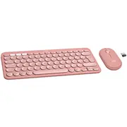 Logitech Pebble 2 Bluetooth Keyboard Combo - Tonal Rose Us Intl  920-012241 5099206115668