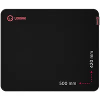 Lorgar Main 325, Gaming mouse pad, Precise control surface, Red anti-slip rubber base, size 500Mm x 420Mm 3Mm, weight 0.4Kg  Lrg-Gmp325 5291485009878