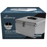 Mediarange Cd Dj-Case fĂĽr 300 Cd/Dvds silver  Box76 4260057123398 Wlononwcrrwbi