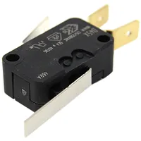 Microswitch Snap Action 16A/250Vac with lever Spdt On-On  D459-V3Ld