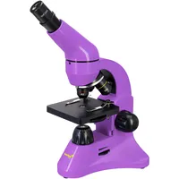 Mikroskops ar Eksperimentālo Komplektu K50 Levenhuk Rainbow 50L Violētā krāsā 40X - 800X  69072 5905555007137