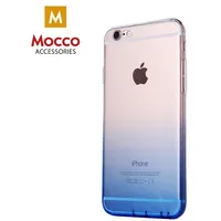 Mocco Gradient Back Case Silikona Apvalks Ar Krāsu Gradientu Priekš Samsung G955 Galaxy S8 Plus Caurspīdīgs - Zils  Mc-Grad-G955-Tpbl 4752168031865