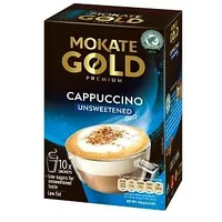 Mokate Gold Premium kaf. dzēr.pulv. ar sam. cukura dz. Cappuccino Unsweetened 12X10X14G  450-14493 5900649077973