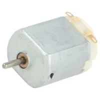 Motor Dc without gearbox 6Vdc 800Ma Shaft smooth 11500Rpm  Pololu-1117 Brushed 130-Size 6V