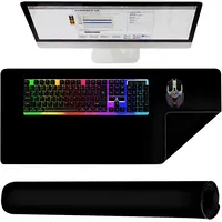 Mouse and keyboard pad - black P18625  5904463314016
