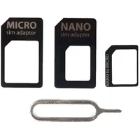 Nanosim and Microsim card adapter set  1-0758399853898 0758399853898