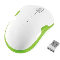 Optical mouse white,green Usb wireless 610M No.of butt 3  Id0133