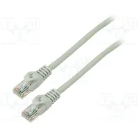 Patch cord F/Utp 5E stranded Cca Pvc grey 0.5M 26Awg Cores 8  Pcf5-10Cc-0050-S