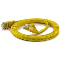 Patch cord  Kabelis cable 2M Cat5E Utp 200 cm Plakans Dzeltens K8456.2-Yellow-Fl 3100000921927