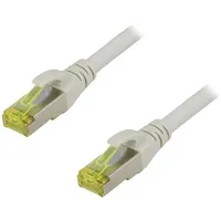 Patch cord S/Ftp 6A stranded Cu Lszh grey 10M 26Awg  Dk-1644-A-100