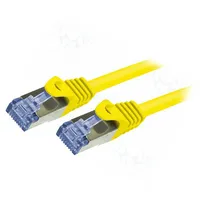 Patch cord S/Ftp 6A stranded Cu Lszh yellow 7.5M 26Awg  Cq3087S