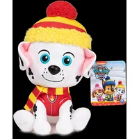 Paw Patrol Mighty Pups Movie plīša rotaļlieta Marshall, 15 cm  6068124 0778988497166