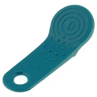 Pellet memory holder in a keychain green  F54-Ds9093A