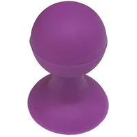 Phone holder with a round head - purple  Silicone for mobile 9145576281710
