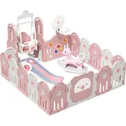 Plastmasas rotaļu mājiņa ar piederumiem inSPORTline Piglino 178 x 184 cm 26669-2 