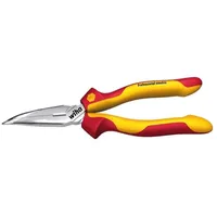 Pliers insulated,curved,half-rounded nose,universal steel  Wiha.z05106 26728