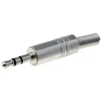 Plug Jack 3,5Mm male stereo,with strain relief ways 3  Jc-037