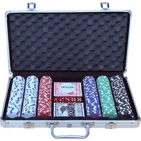 Pokera komplekts - čemodāns ar 300 Buffalo žetoniem 7100.704  8719956782503
