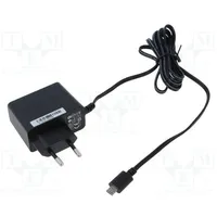 Power supply switched-mode mains,plug 5Vdc 3A 15W Plug Eu  Posc05300A-Micro Usb