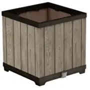 Puķu pods Deco Square Planter Ashwood  29213622 7290112640734