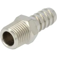 Push-In fitting connector pipe nickel plated brass 10Mm  3040-10-1/4 3040 10-1/4