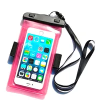 Pvc waterproof armband phone case - pink  Waterproof Armband Case 180105Mm 9145576276822