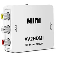 Roger Signāla Pārveidotājs Adapteris no Rca uz Hdmi Audio Balts  Rg-Rca-Hdmi-Con-Wh 4752168081129