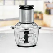 Rommelsbacher Mz 600 electric food chopper 2 L W Black, Stainless steel  4001797854407 Wlononwcrpatn