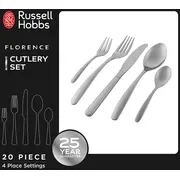 Russell Hobbs Rh022641Eu7 Florence cutlery set 20Pcs  T-Mlx49557 5054061447057