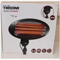 Sale Out.tristar Ka-5287 Patio Heater, Black Tristar Heater heater 2000 W Number of power levels 3 Suitable for rooms up to 20 m² Damaged Packaging, Scratches Right On The Side Ipx4  hea Ka-5287So 2000001261262