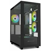 Sharkoon Rebel C60 - Midi Tower Pc Schwarz Atx micro Mini-Itx Stahl Gehärtetes Glas Gaming 4044951040032  100007921