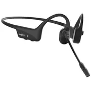 Shokz Opencomm2 2025 Upgrade Wireless Bluetooth Bone Conduction Videoconferencing Headset with Usb-C Charging Port  16 Hr Talk Time, 29M Range, 1 Charge Time Includes Noise Cancelling Boom Mic, Black C120-An-Bk-Eu 810160663232 Akgskzsbl0070