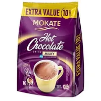 Šokolādes dzēriens Mokate Milk maisiņā 18G x 10Gb.  450-14532 5900649054868