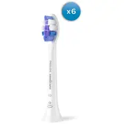 Sonicare S2 Sensitive zobu birstes uzgalis, 6 gab, balts  Hx6056/87 8720689037563