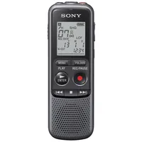 Sony  Icd-Px240 Black, Grey Lcd Display Mp3 playback Max. Recording Time 8Kbps Monaural1043 Hrs 0 Minmax. 48Kbps Monaural173 128Kbps65 10 192Kbps43 Hr Icdpx240.Ce7 4905524963410
