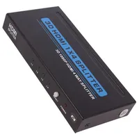 Splitter Hdmi 1.3 black Input Dc socket,HDMI socket  Qoltec-50537 50537