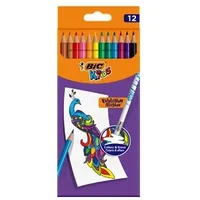 Bic Kids Evolution Illusion erasable pencil crayons box of 12 pcs  987868 308612357089