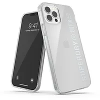 Superdry Snap iPhone 12 Pro Clear Cas e srebrny silver 42591  8718846085977